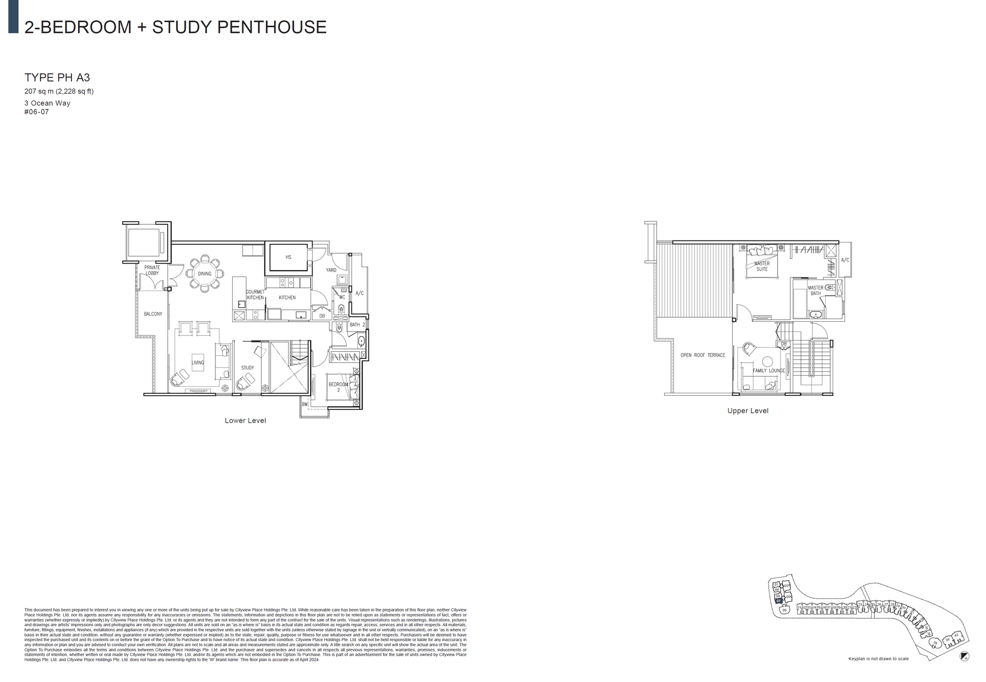 PH A3 floor plan